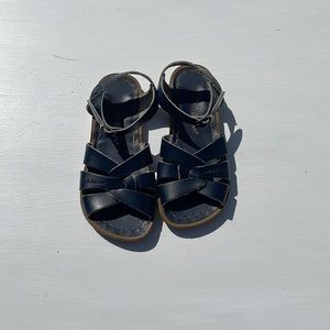 Blue salt water sandals